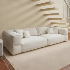 كنبة مودرن ثنائية خشب زان