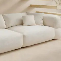 كنبة مودرن ثنائية خشب زان