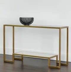 كونسول معدني بتصميم أنيق