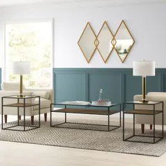 مجموعة طاولات معيشة