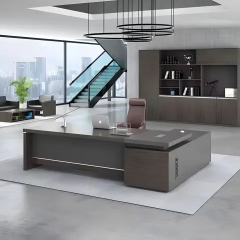 مكتب ام دي اف 220*90*76 سم